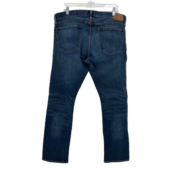 Polo Ralph Lauren Mens The Varicks Slim Straight Jeans SZ 36x32 Dark Wash - Picture 2 of 9